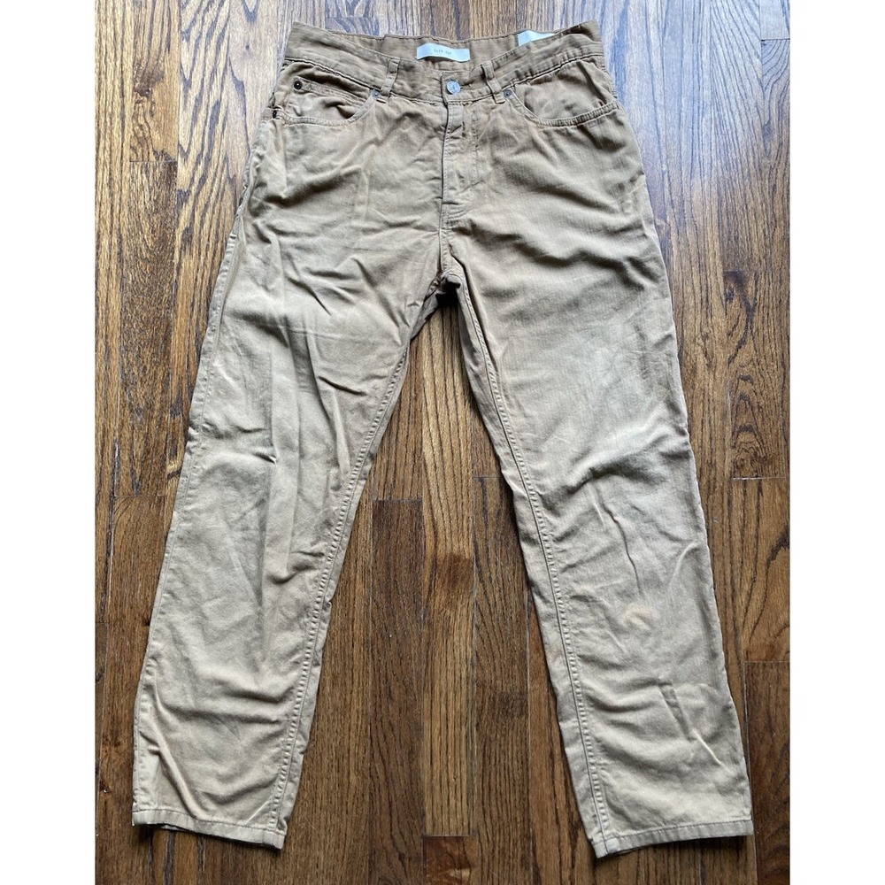 Billy Reid Pants Mens Size 30x26 Slim Cut Linen Cotton Chino Beige
